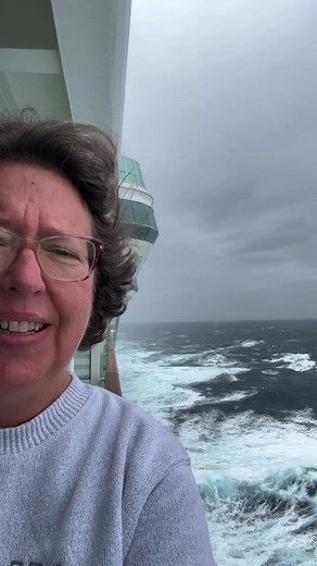Rocky seas. Weathering through the Drake Passage #UltimateWorldCruise #RoyalCaribbeanWorldCruise #RoyalCaribbeanUltimateWorldCruise #SerenadeOfTheSeas #CruiseTalk #RoyalCaribbean #uwc #LivingPhase2 #fyp #cruising #drakepassage