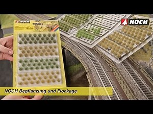 NOCH Modellbau: Bepflanzung und Flockage