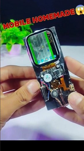 How to Make a Homemade Mobile Phone at Home | Easy DIY for Tech Lovers #Shorts