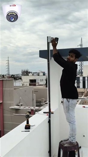 Uvision 5MP AHD 6 CCTV Camera Installation in Old P