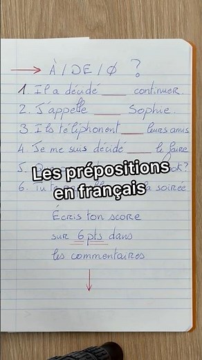 🇫🇷 Test de grammaire : À, DE ou RIEN ⁉️