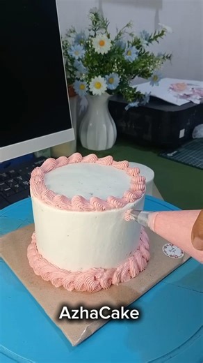 tutorial dekorasi cake Barbie 🤗#cake #cakecantik #dekorasicake #cakedecorating #shorts