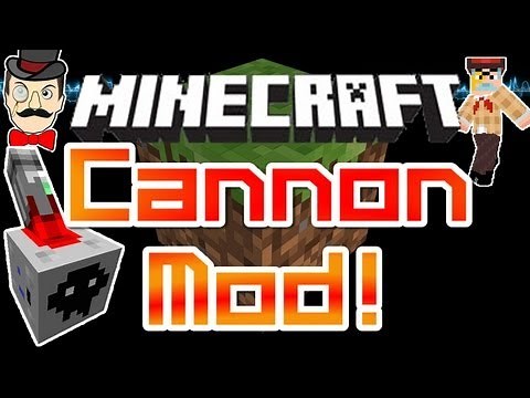 Minecraft Mods - ARTILLERY CANNON Mod ! Ready , Aim , FIRE !