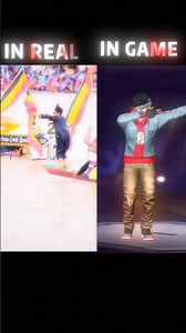 real life vs free fair emote 🤩|| #freefire #ff #ffmax #garenafreefire #shorts #viralshorts