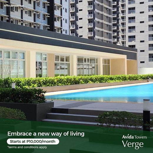 Embrace a new way of living at Avida Towers Verge. ​ ​ Settle into a thoughtfully designed space where scenic views bring calm to your days and essential destinations are within easy reach. Whether you’re heading to work, running errands, or simply unwinding, enjoy the convenience of living close to what matters.​ At https://www.avidaland.com/properties/condominium/avida-towers-verge/, find comfort, practicality, and a place you’ll be glad to call home. ​ ​ #CondoInMandaluyong​ #WhereYourAspirat