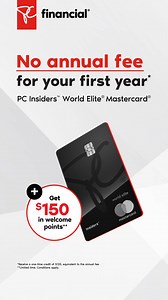 Looking to experience unprecedented value? Get all the perks that come with a PC Insiders™ World Elite® Mastercard® – including a free PC Express™ Pass and our highest earn rates – all with no annual fee for your first year*. | President's Choice Financial