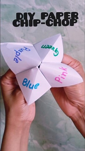 How to make a Paper Chip Chop! 😱 #shorts