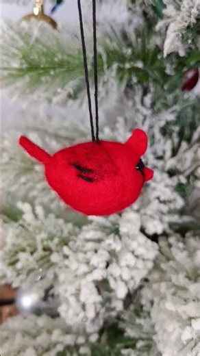 Red Cardinal Christmas Ornament ❤️❄️