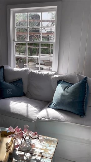 Machine washable slipcovered forever furniture . shabbychic.com | Shabby Chic