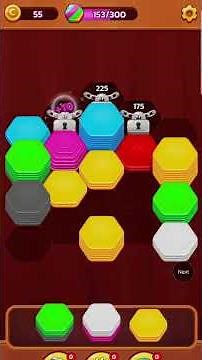 #gameplay ,how to play hexa stack level 87 tutorial