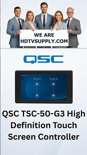 QSC TSC-50-G3 High Definition Touch Screen Controller