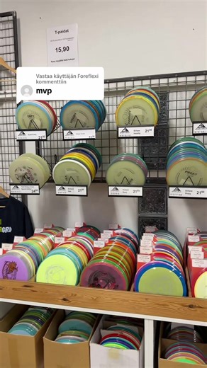 Vastaus käyttäjälle @Foreflexi Onko MVP kiekkojen MVP?? #frisbeegolf #powergripeurope