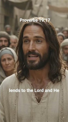 Proverbs 19:17 #jesuschrist #jesusrevolution #God'sword #heaven #biblewords #christianshorts
