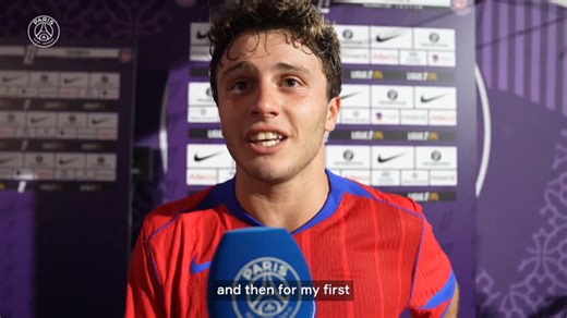 Joao Neves on his impressive hat-trick for PSG