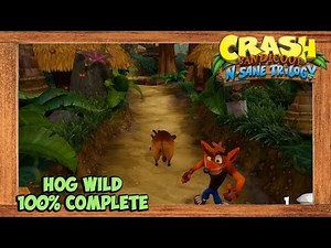 Crash Bandicoot N.Sane Trilogy Hog Wild Level All Boxes, Gem And Platinum Relic PC Release