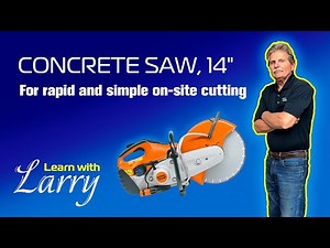 14" Gas Concrete Saw | Fast & Precise Cutting