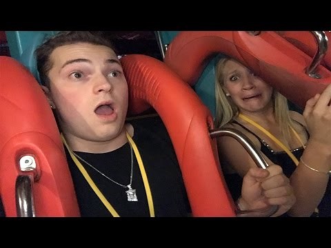 SHE ALMOST FELL OFF THE ROLLER COASTER! - GONE WRONG