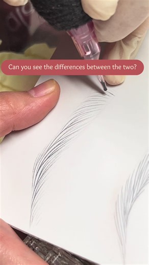 Same artistry. Different techniques. Nanoblading and microblading may look similar, but each requires a different approach, pressure, and precision, even in practice. Want to know more? DM us. #nanoblading #microblading #vs #pmu #spmuartist