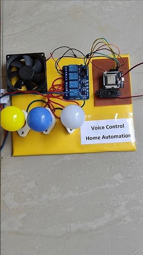 Voice Controlled Home Automation Using VC02 Module| How to use VC02 module #shorts #tech #robotics