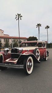 A 1930 Ruxton Sedan, one of 96 ever built and one of only 17 surviving, cruising through the hills of San Diego on a sunny Saturday morning | The Nethercutt Collection
