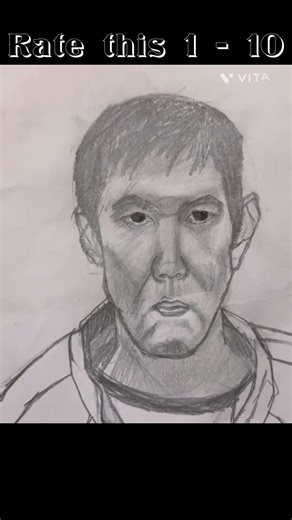 Gi Hun drawing ( Squid Game ) # shorts # Gi Hun # drawing # art