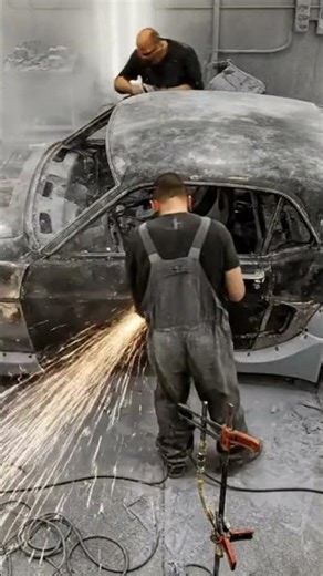 INSANE Build! Ford Mustang Boss 429 Reborn in Glossy Black | Wide Body Timelapse #carrestoration