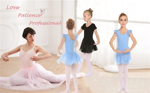 Watch Girls Ballet Dance Skirted Leotard with Tights on Amazon Live