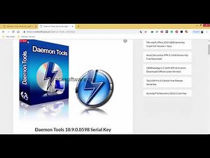 Daemon Tools 10.9.0.0598 Serial Key