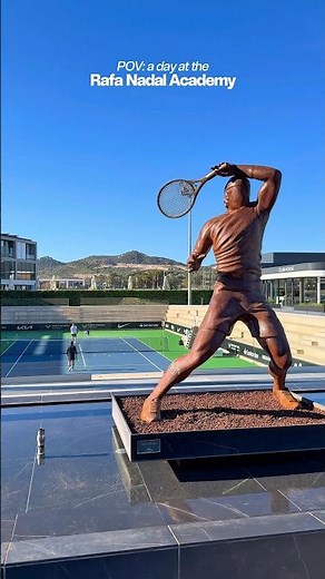 Tennis Training Day at Rafa Nadal Academy. #tennis #forehand #rafanadalacademy #rafanadal