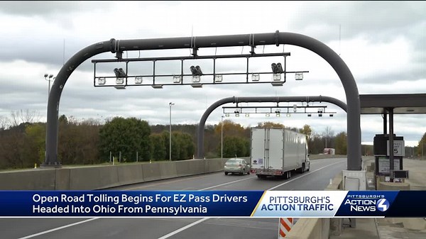 Ohio Turnpike says E-ZPass drivers from Pennsylvania will no longer need to slow down at tolling booths
