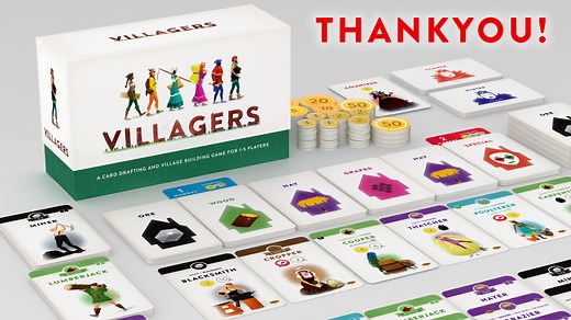 Villagers - Card drafting & village building for 1-5 players