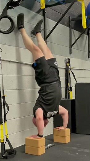 Deficit CrossFit Handstand Push-ups