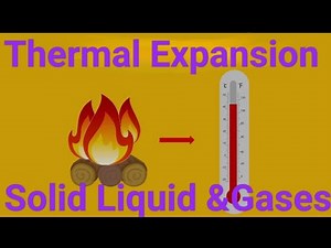 Thermal Expansion and Contraction of Solid Liquid & Gases