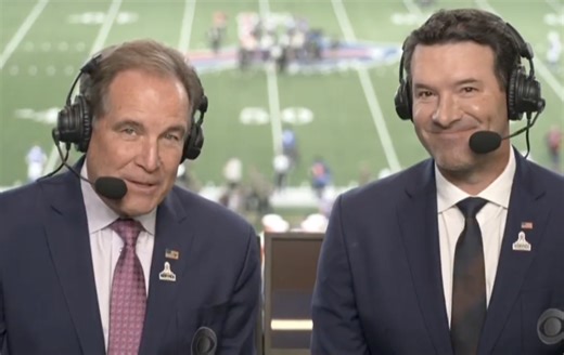 NFL Announcer Tony Romo Couldn't Contain His Disgust On Sunday