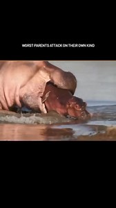 393K views · 1.7K reactions | A mother hippo attacking her own calf 鍊 #NatureDrama #WildlifeBehavior #HippoConflict | La Pulga News | Facebook