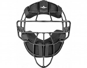 All-Star Black Magnesium Umpire Mask with Black LUC