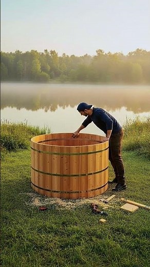 Dreamy Outdoor Ofuro by the Lake