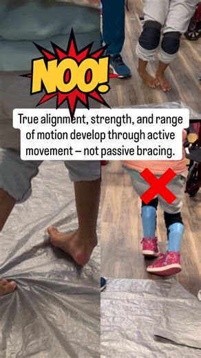 Ferrer Pediatrics on Instagram: "When a child’s foot is held inside rigid plastic, the muscles cannot move, stretch, or activate. Without movement, true alignment cannot develop and range of motion cannot improve. In many cases, pressure and poor positioning can create pain. And when walking hurts, children stop using their feet… not because they don’t want to walk, but because their body is protecting itself. Alignment should never be painful. At Ferrer Pediatrics, we focus on guiding alignment