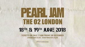 BIG news! Pearl Jam to play two nights at The O2 in June! Tickets available Friday at 11am 👉http://livenation.uk/bpb35D | Live Nation UK