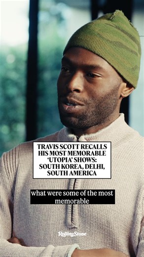 @Travis Scott remembers the most memorable #Utopia shows #RollingStone #travisscott #rapper