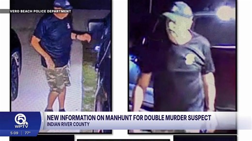 Police continue search for suspect after double murder outside library in Indian River County