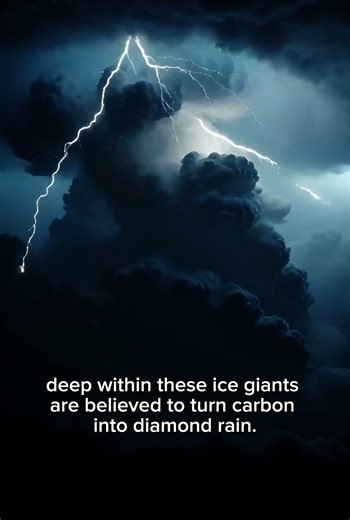 Diamond Rain from Alien Skies #spacefacts #universe