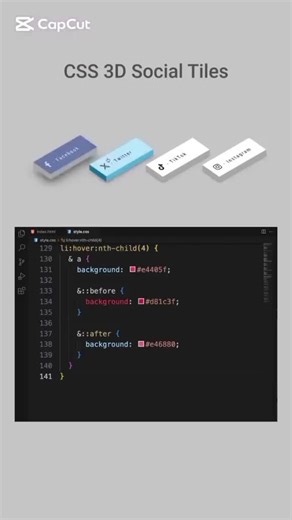 How to create Social Tiles #programming #website#websites #website #coding #frontend#frontenddeveloper #frontend #websitedesign #htmlcss
