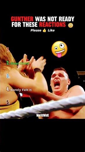 These NO SELLS Left Gunther Speechless 😱 #WWE #shorts #wrestling
