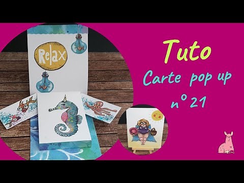 Pop-up card tutorial no. 21: a very simple card for 3 wow effects 😂