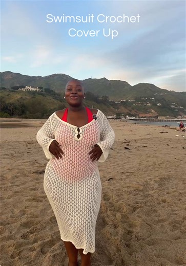 This swimsuit cover-up is giving vacation vibes 🌴👙☀️ #beachwear #swimsuitcoverup #bathingsuitcoverup #coverup #vacationoutfits