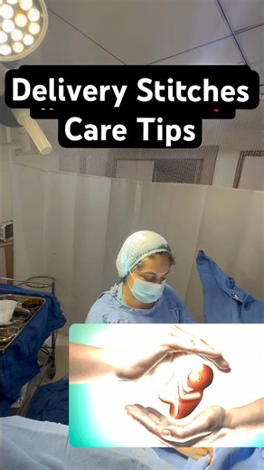 How to take care of delivery stitches at home |