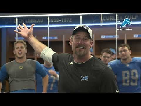 Lions vs. Cardinals: Postgame locker room celebration