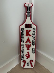Handcrafted Custom Greek Paddle | Name, Decoration, Sorority Fraternity, Keepsake, Personalized, Gift, Wood, Wooden, 24 Inch - Etsy