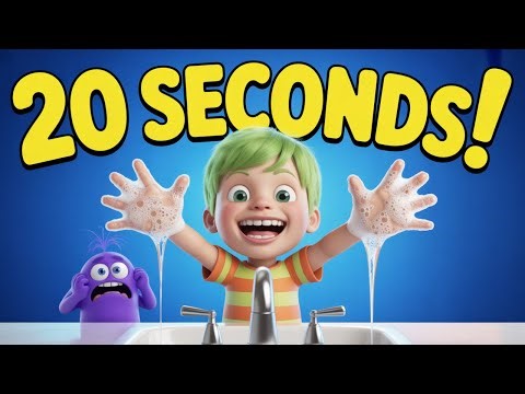 The Super Hand Wash Dance! 🧼 Germ Busting Beat | Fun Kids Song to Learn How to Wash Hands